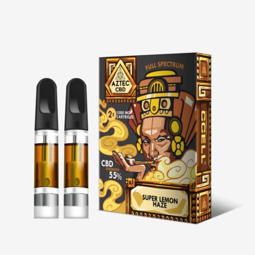 Aztec Full Spectrum Cartridges UK | 1000mg | 2-Pack | Premium